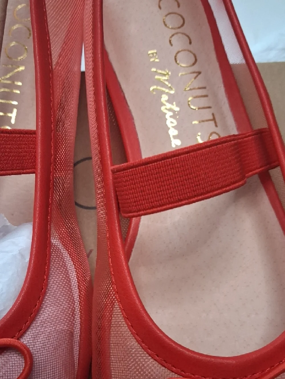 Coconuts by Matisse Red Bow Ballet Flats - Picture 7 of 7